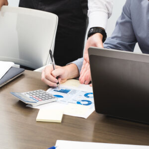 Business sales meeting