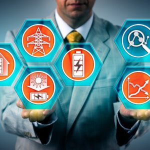 Executive assessing efficiency of energy storage